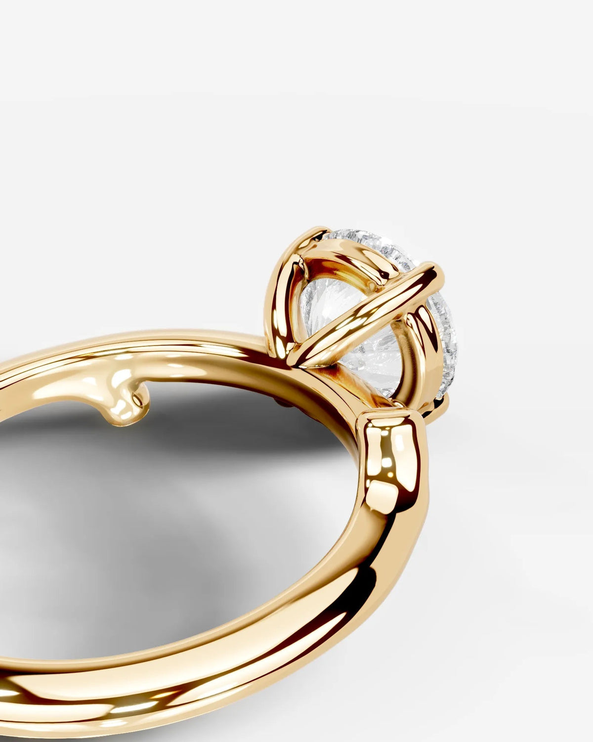 Marquise Solitaire With Tulip Prongs Lab Grown Diamond Engagement Ring