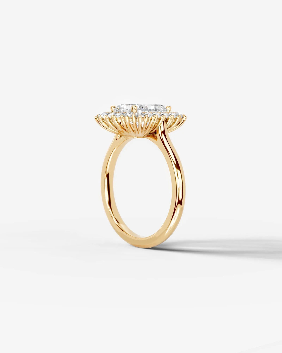 Marquise Solitaire With Tulip Prongs Lab Grown Diamond Engagement Ring