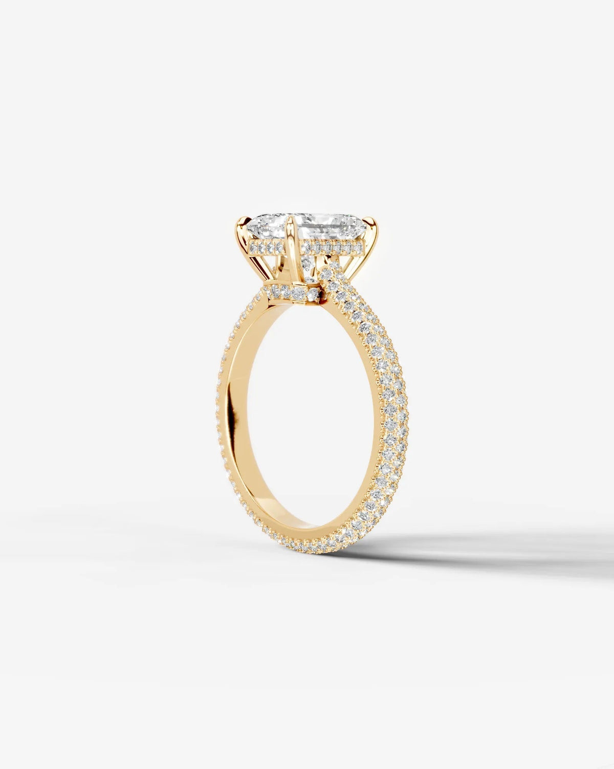 Marquise Solitaire With Tulip Prongs Lab Grown Diamond Engagement Ring