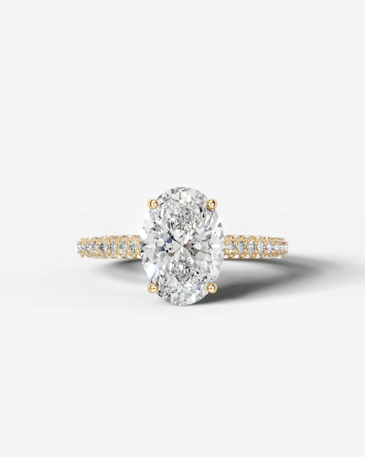 Marquise Solitaire With Tulip Prongs Lab Grown Diamond Engagement Ring