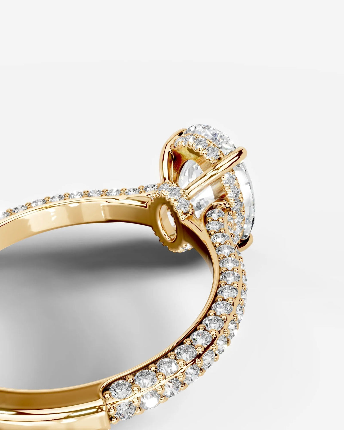 Marquise Solitaire With Tulip Prongs Lab Grown Diamond Engagement Ring