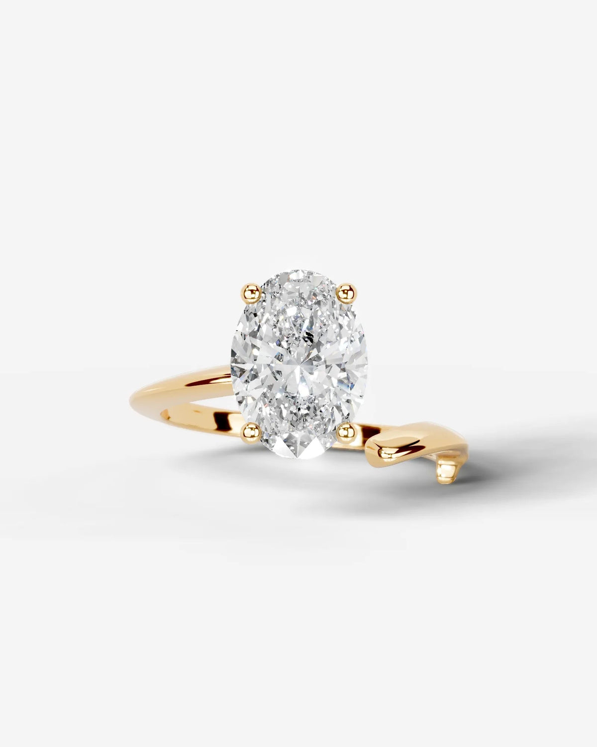 Marquise Solitaire With Tulip Prongs Lab Grown Diamond Engagement Ring