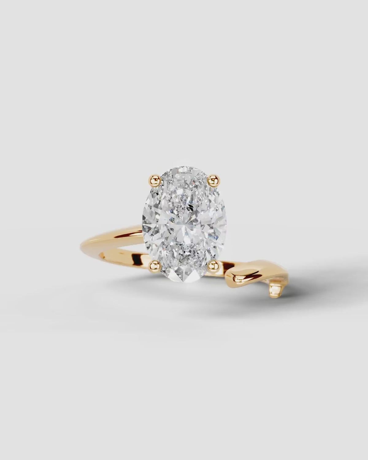Marquise Solitaire With Tulip Prongs Lab Grown Diamond Engagement Ring