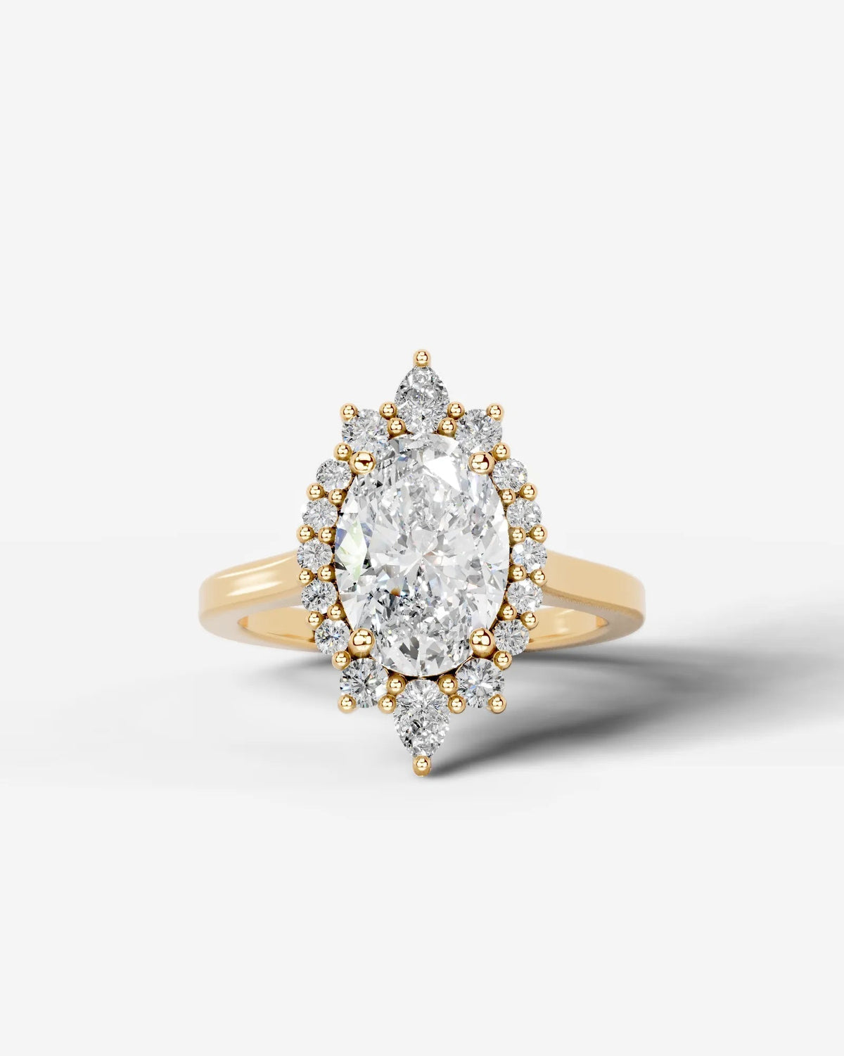 Marquise Solitaire With Tulip Prongs Lab Grown Diamond Engagement Ring