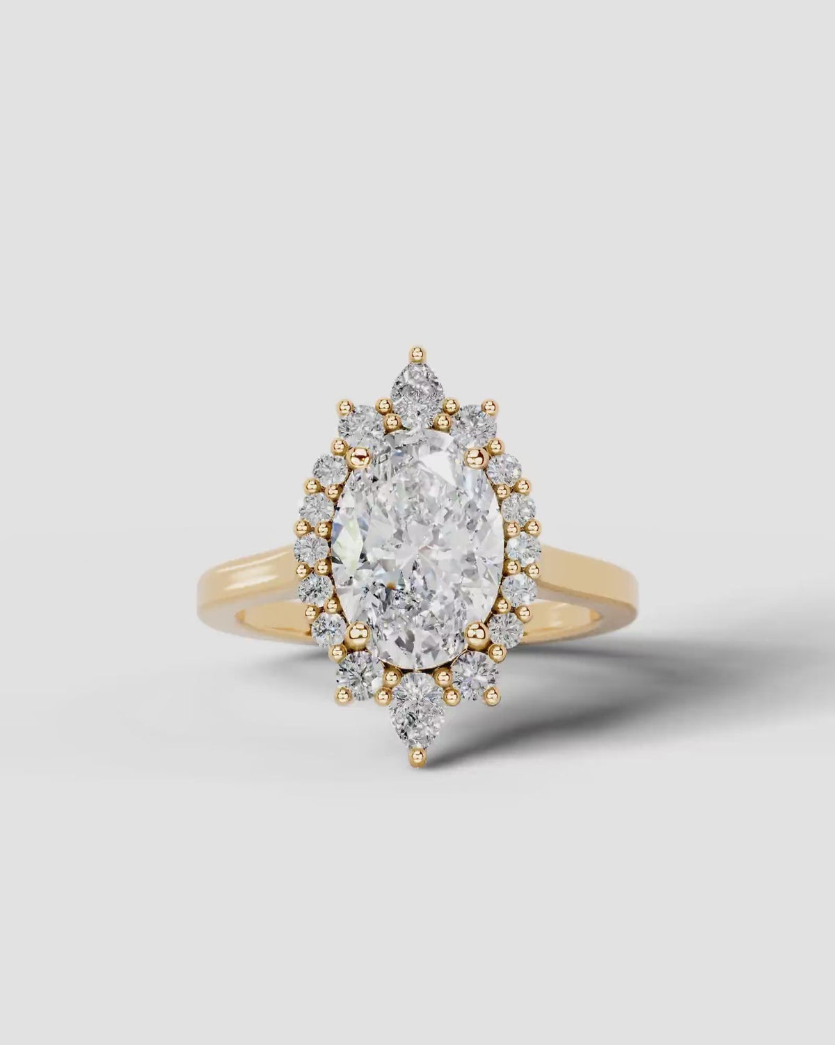 Marquise Solitaire With Tulip Prongs Lab Grown Diamond Engagement Ring