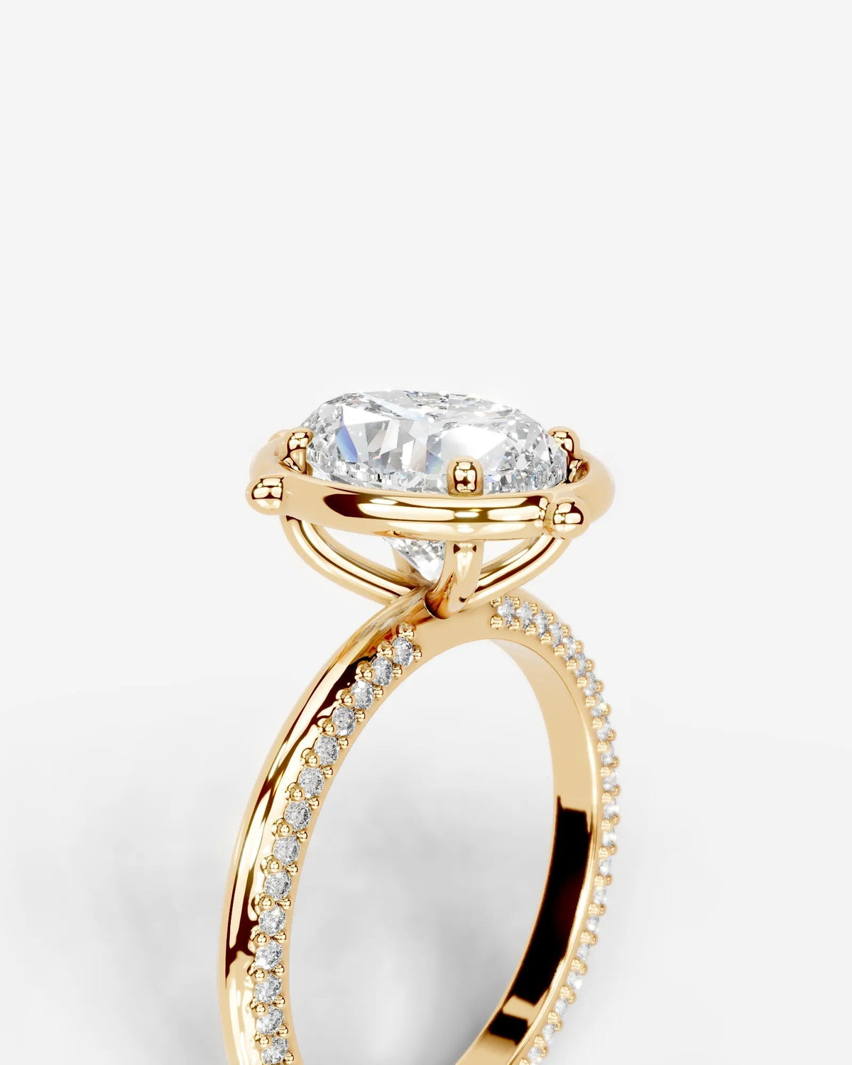 Marquise Solitaire With Tulip Prongs Lab Grown Diamond Engagement Ring