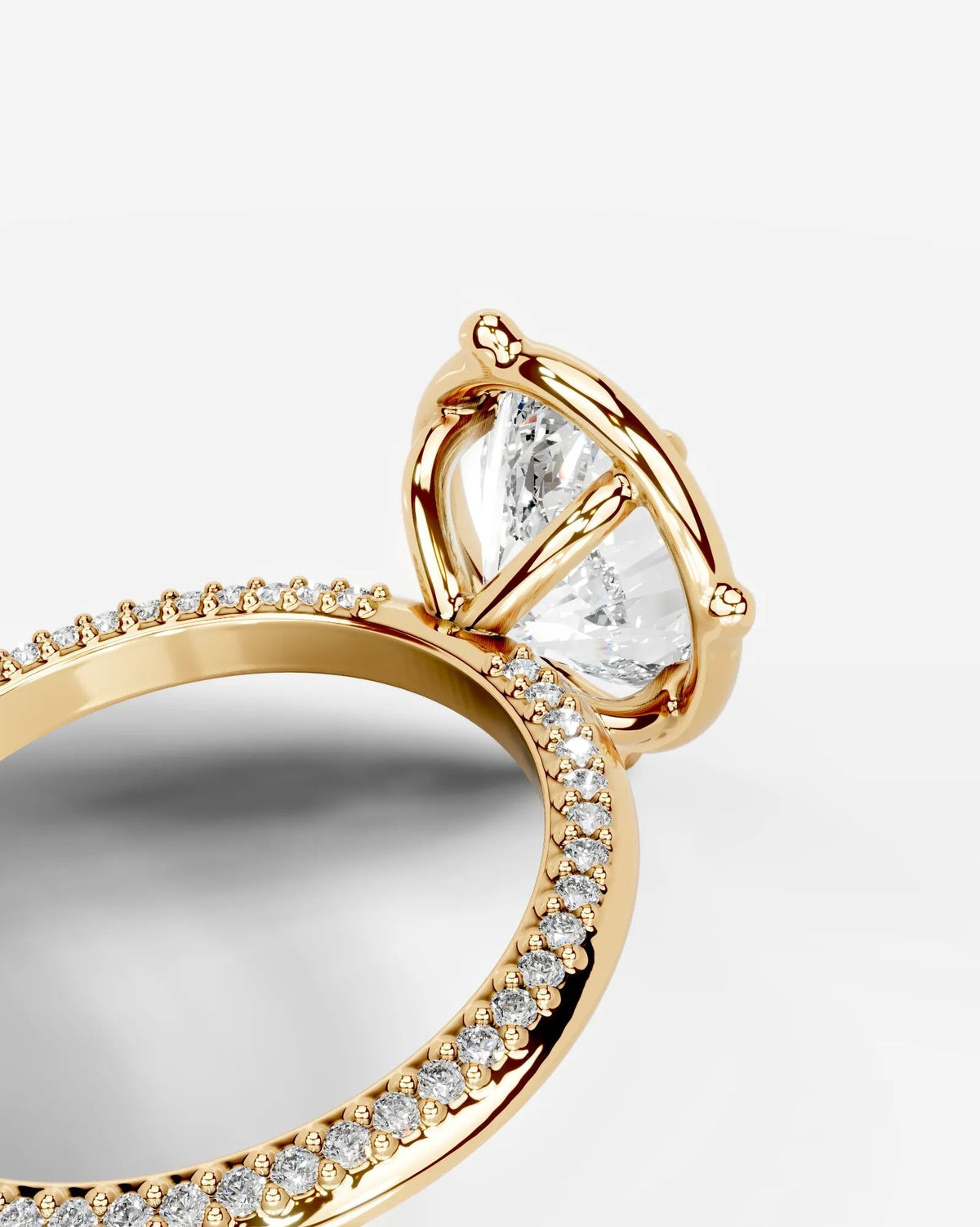 Marquise Solitaire With Tulip Prongs Lab Grown Diamond Engagement Ring