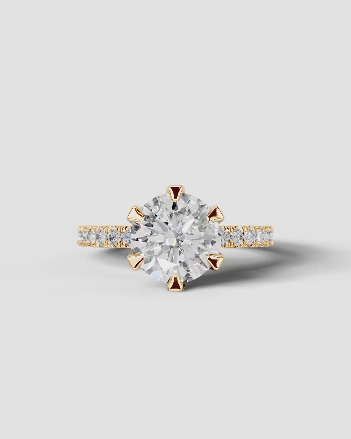 Marquise Solitaire With Tulip Prongs Lab Grown Diamond Engagement Ring