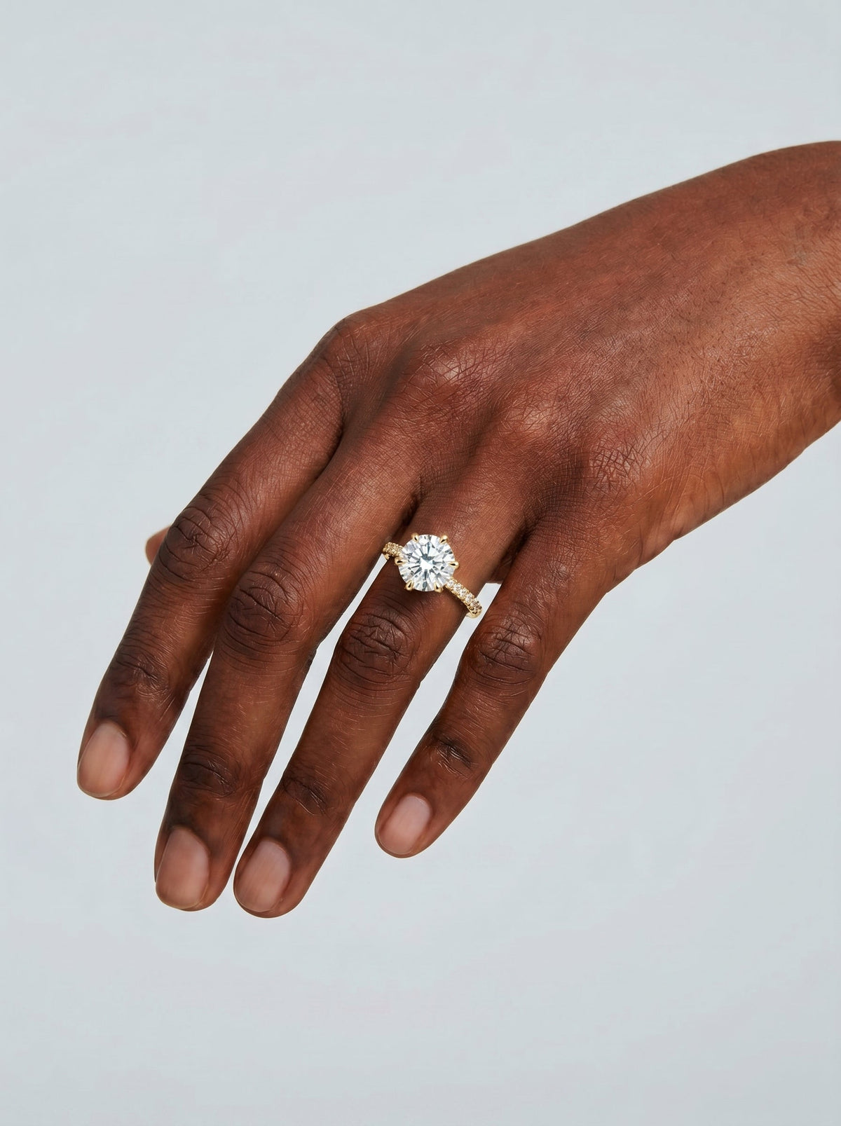 Marquise Solitaire With Tulip Prongs Lab Grown Diamond Engagement Ring