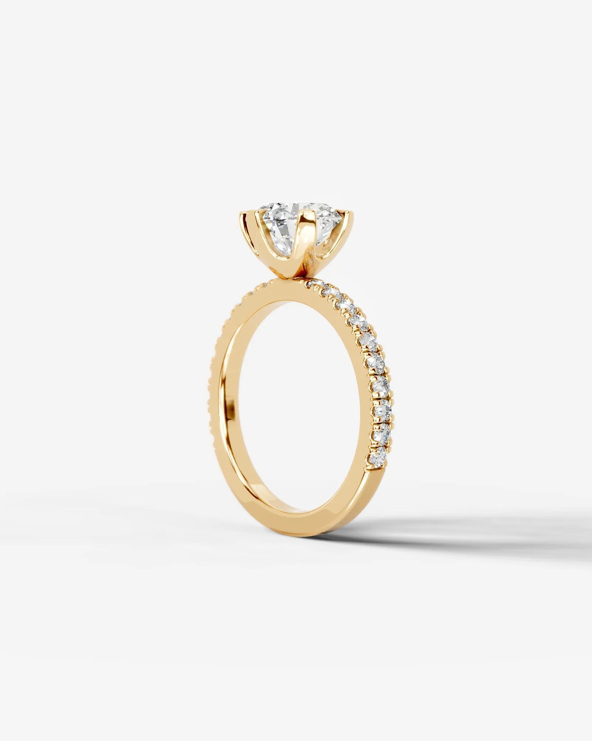 Marquise Solitaire With Tulip Prongs Lab Grown Diamond Engagement Ring