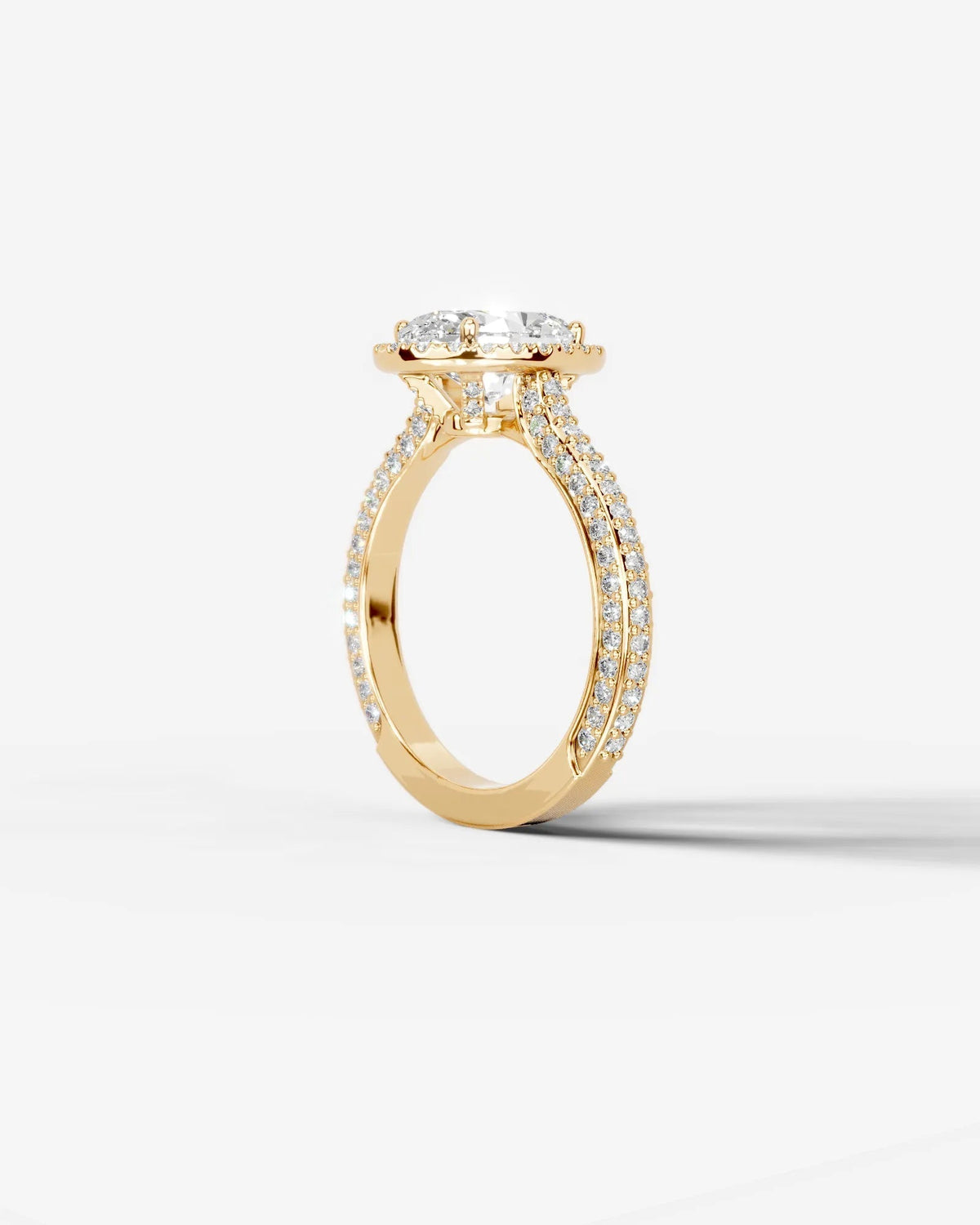 Marquise Solitaire With Tulip Prongs Lab Grown Diamond Engagement Ring