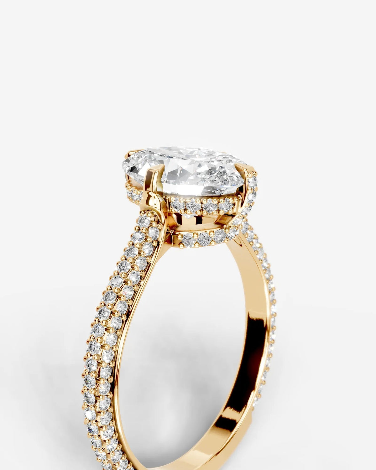 Marquise Solitaire With Tulip Prongs Lab Grown Diamond Engagement Ring