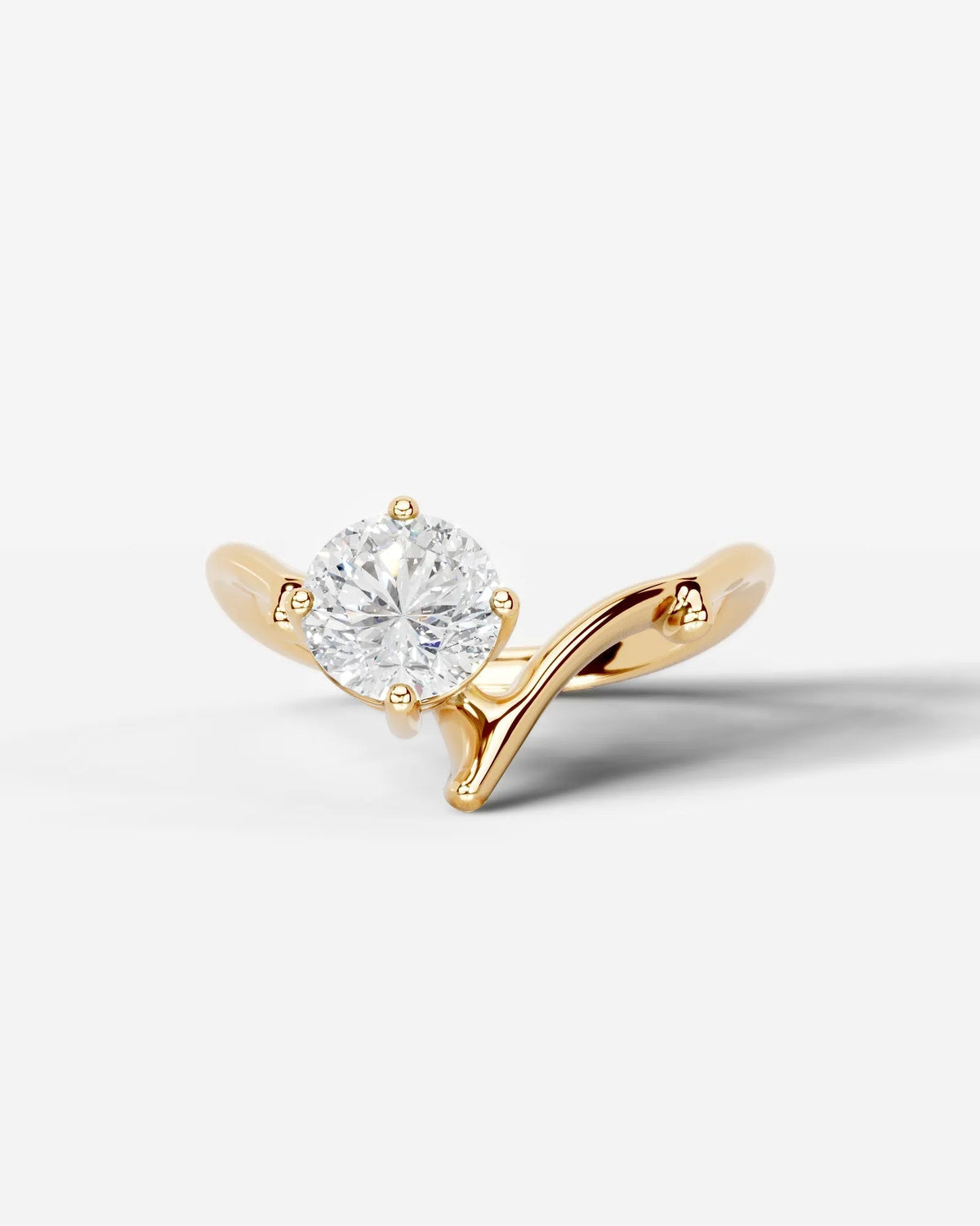 Marquise Solitaire With Tulip Prongs Lab Grown Diamond Engagement Ring