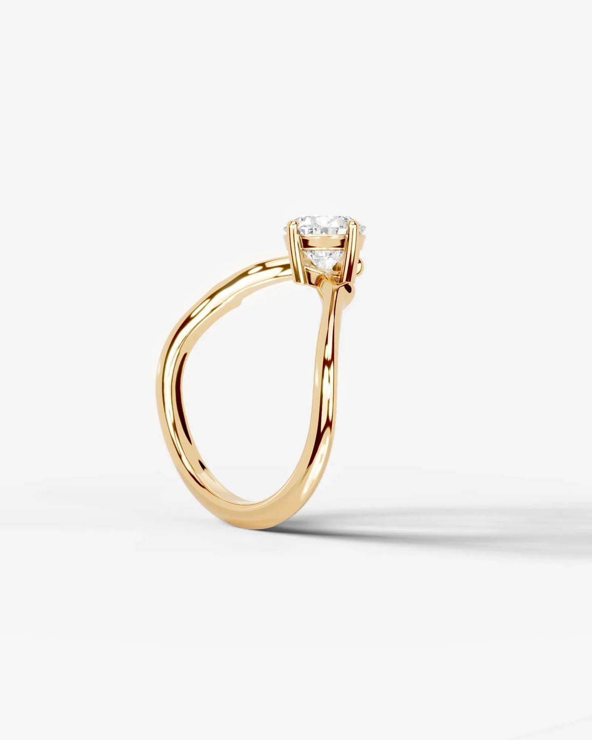 Marquise Solitaire With Tulip Prongs Lab Grown Diamond Engagement Ring
