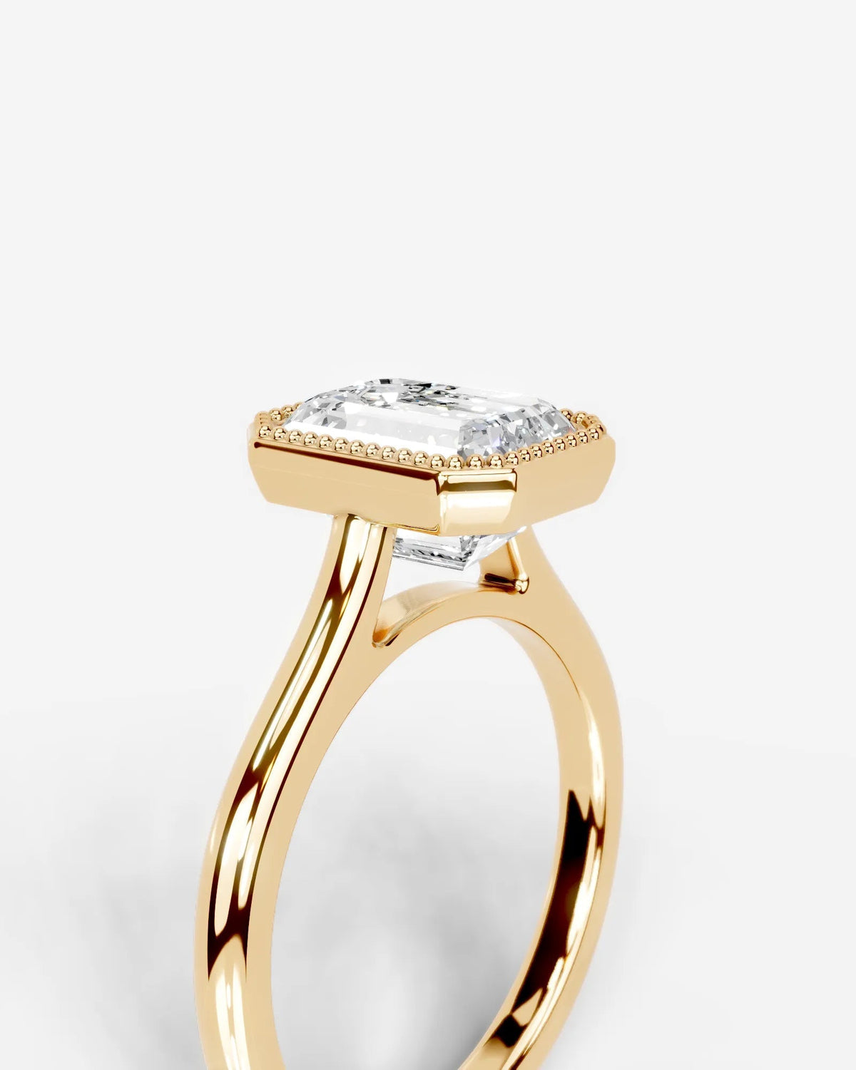 Marquise Solitaire With Tulip Prongs Lab Grown Diamond Engagement Ring