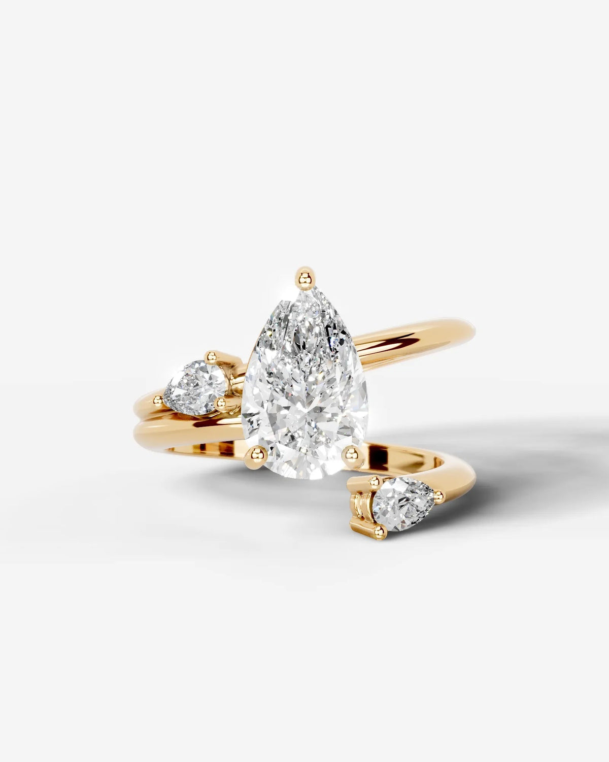 Marquise Solitaire With Tulip Prongs Lab Grown Diamond Engagement Ring