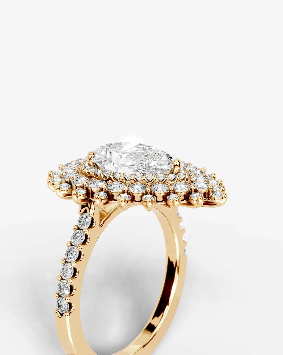 Marquise Solitaire With Tulip Prongs Lab Grown Diamond Engagement Ring