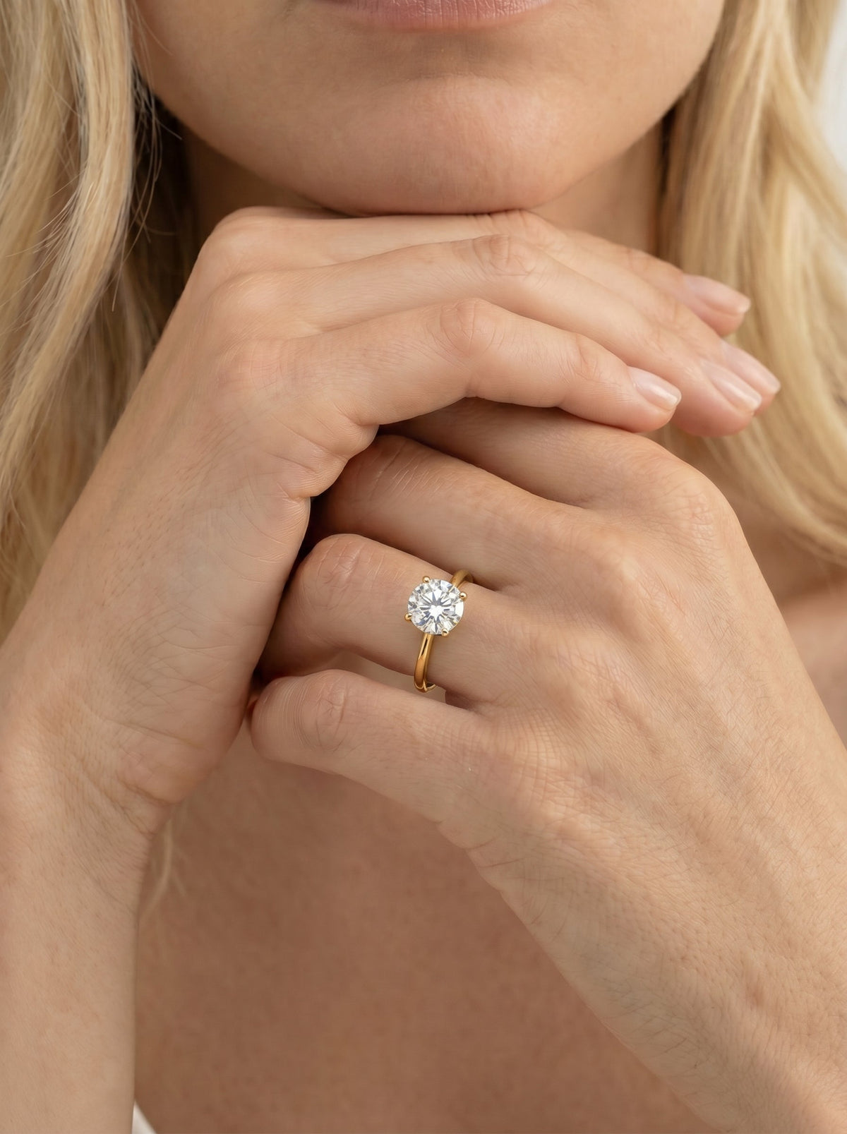 Marquise Solitaire With Tulip Prongs Lab Grown Diamond Engagement Ring