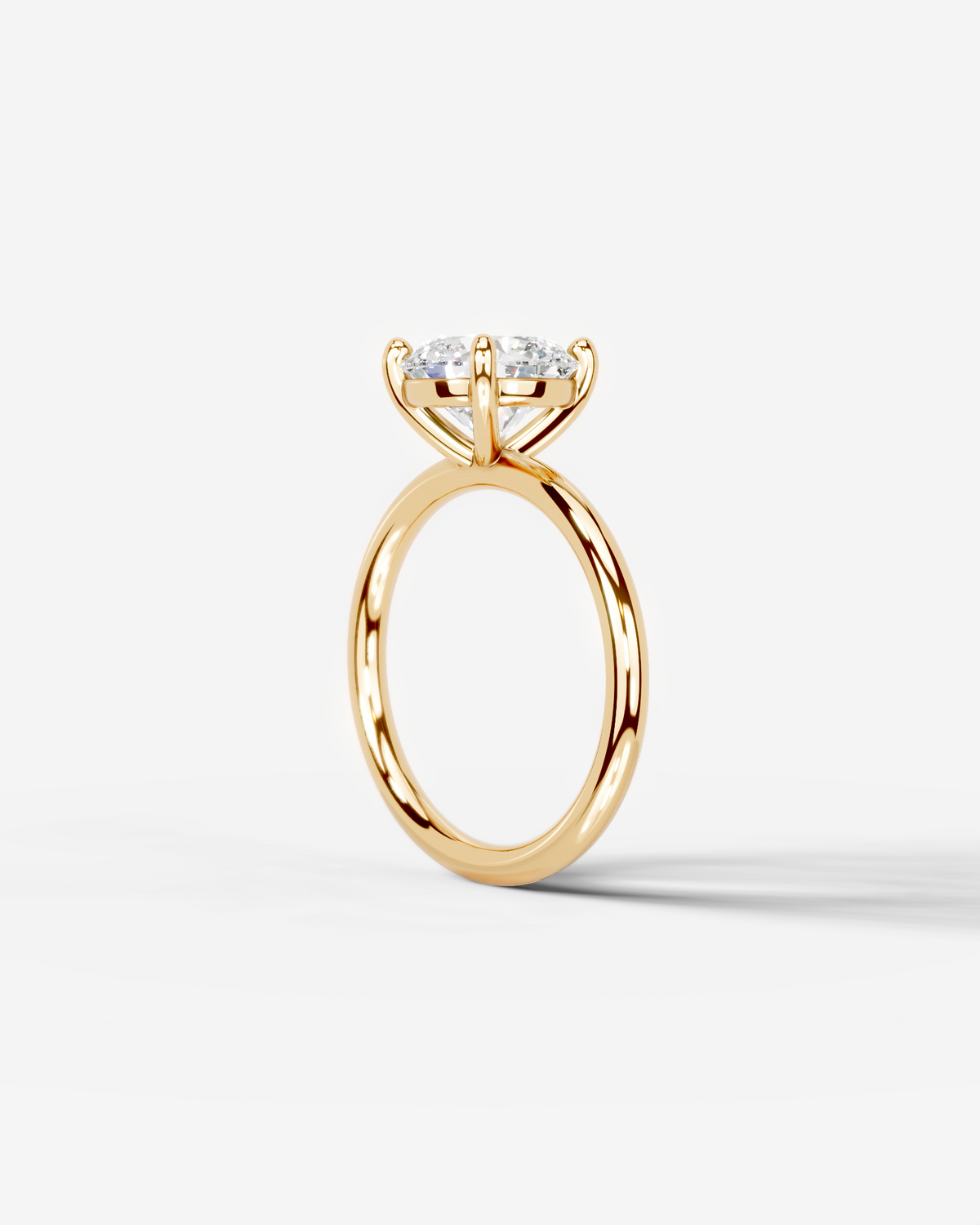 Marquise Solitaire With Tulip Prongs Lab Grown Diamond Engagement Ring