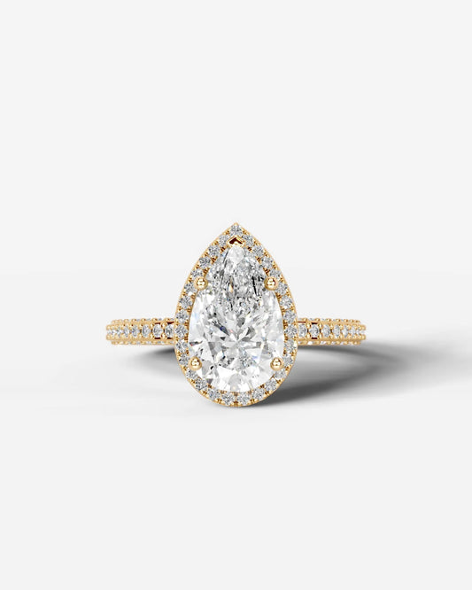 Marquise Solitaire With Tulip Prongs Lab Grown Diamond Engagement Ring