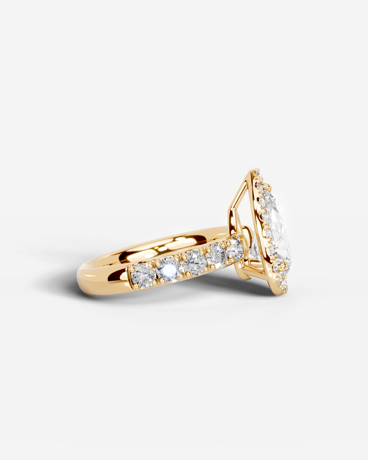 Marquise Solitaire With Tulip Prongs Lab Grown Diamond Engagement Ring