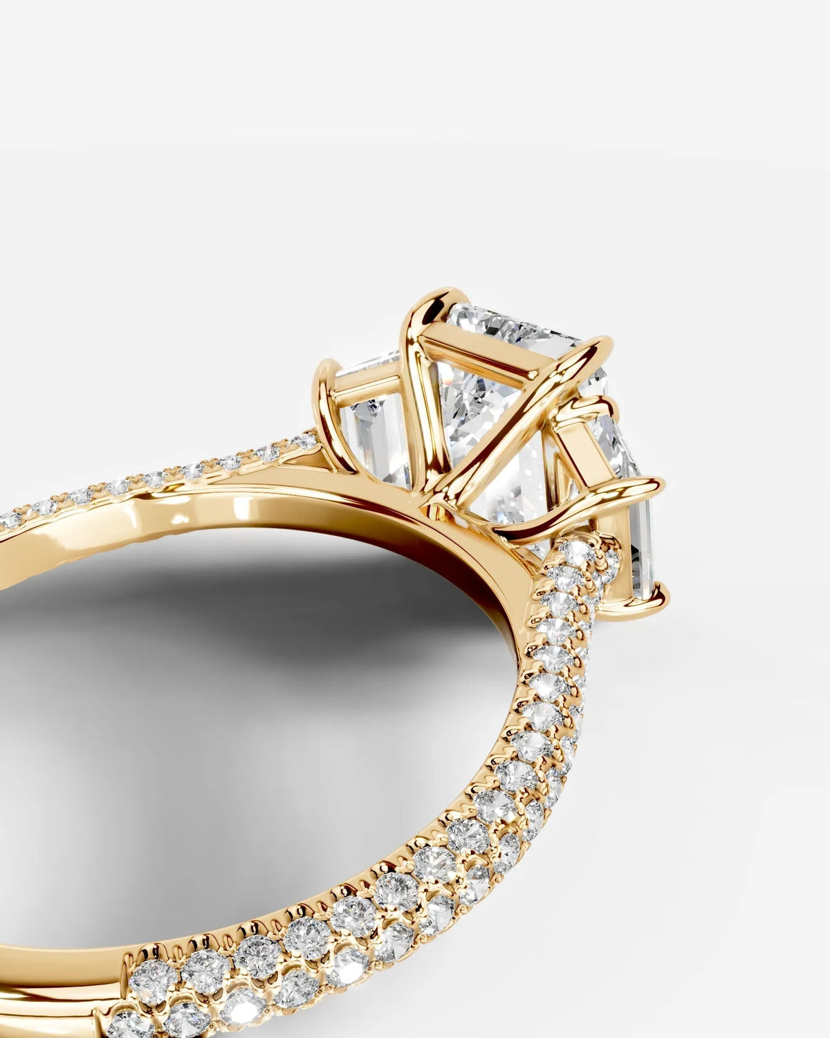Marquise Solitaire With Tulip Prongs Lab Grown Diamond Engagement Ring