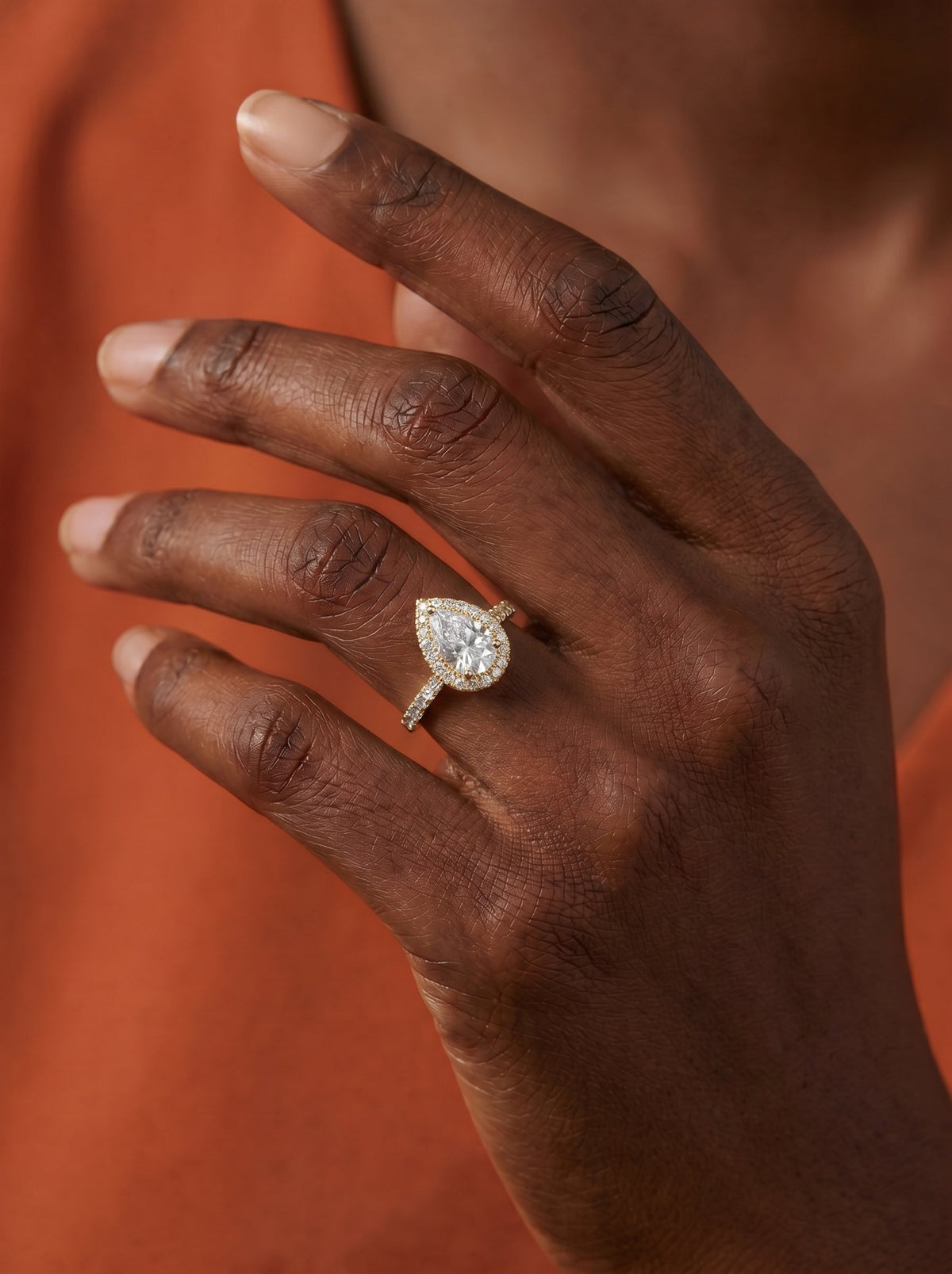 Marquise Solitaire With Tulip Prongs Lab Grown Diamond Engagement Ring