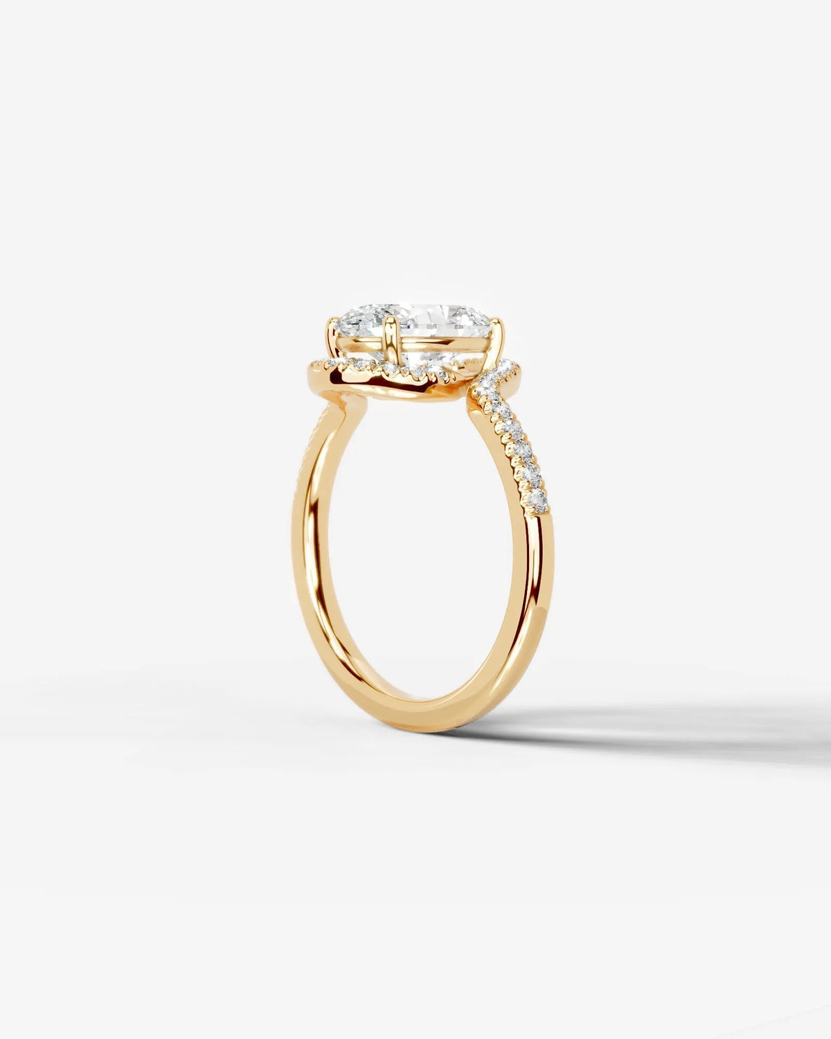 Marquise Solitaire With Tulip Prongs Lab Grown Diamond Engagement Ring