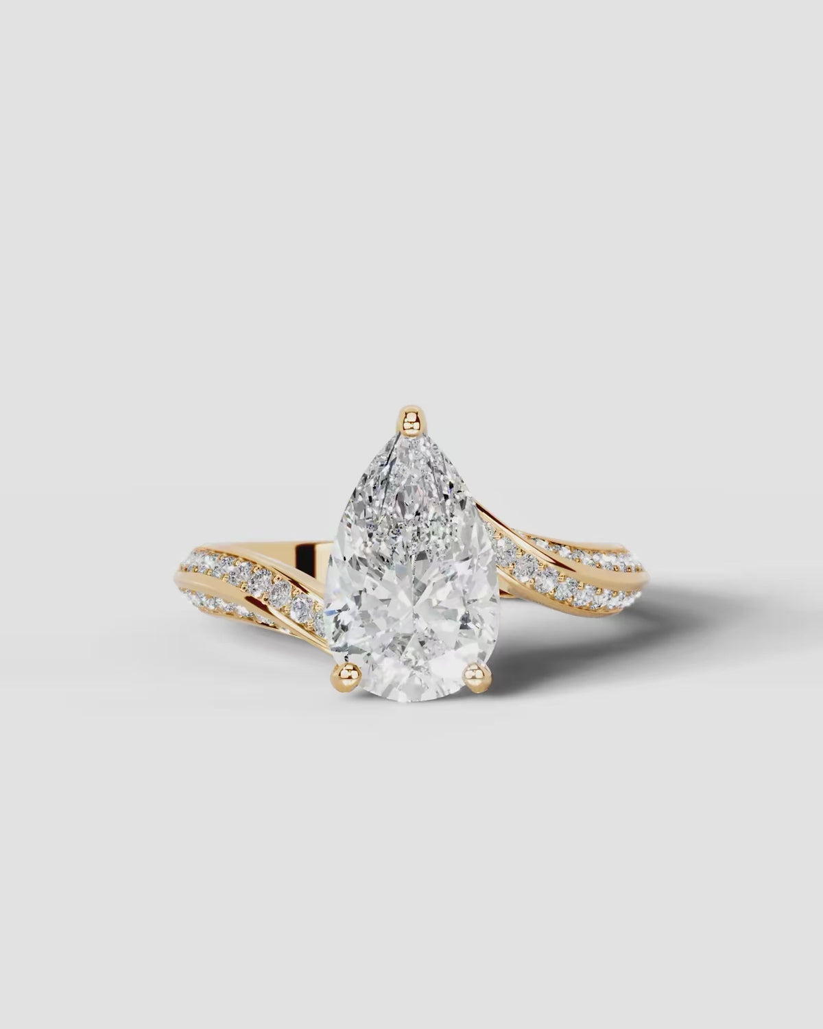 Marquise Solitaire With Tulip Prongs Lab Grown Diamond Engagement Ring