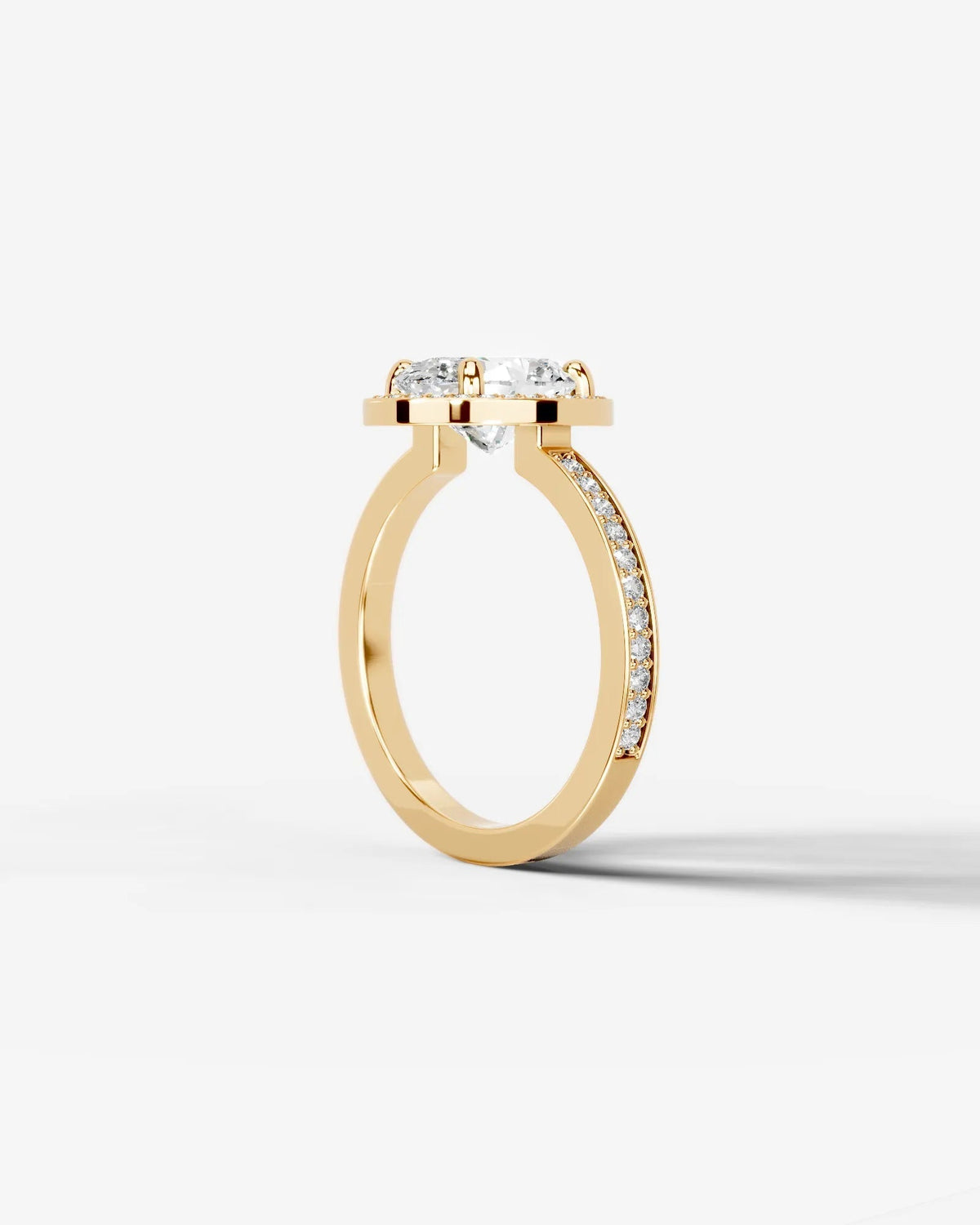 Marquise Solitaire With Tulip Prongs Lab Grown Diamond Engagement Ring
