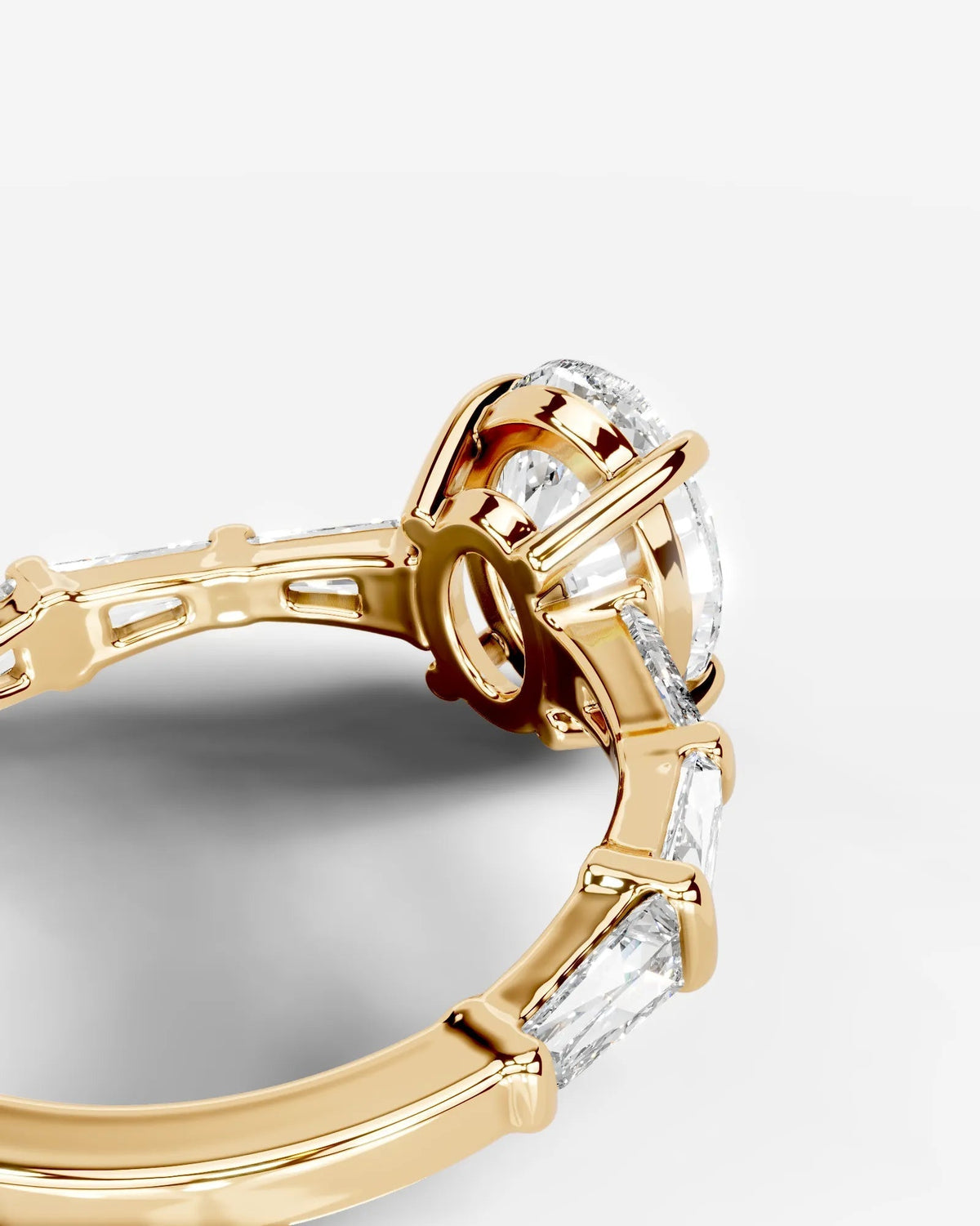 Marquise Solitaire With Tulip Prongs Lab Grown Diamond Engagement Ring