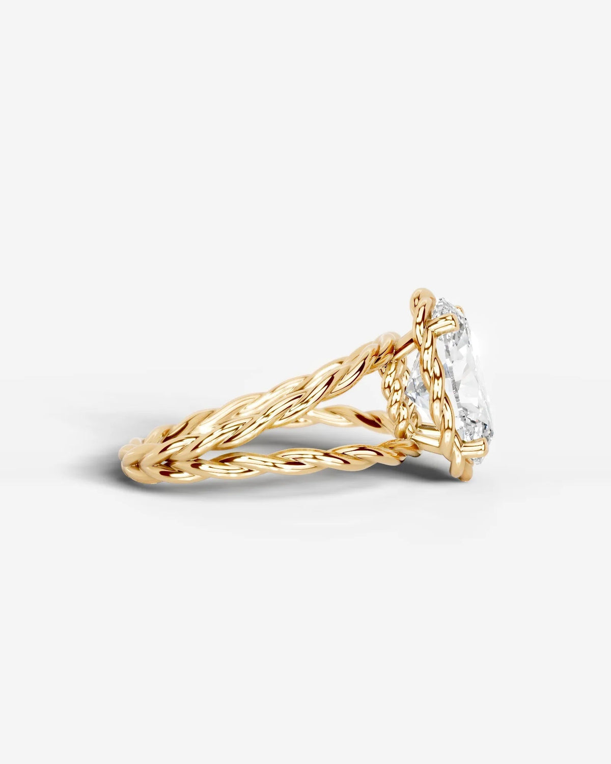 Marquise Solitaire With Tulip Prongs Lab Grown Diamond Engagement Ring