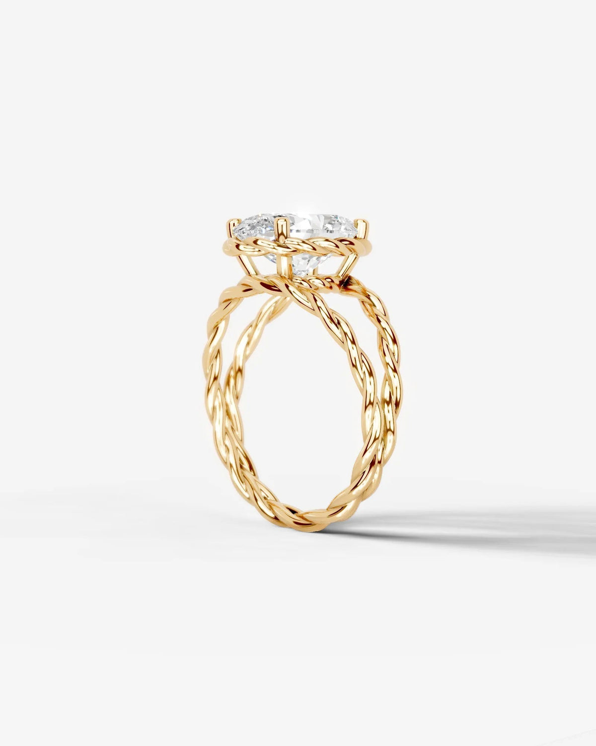 Marquise Solitaire With Tulip Prongs Lab Grown Diamond Engagement Ring