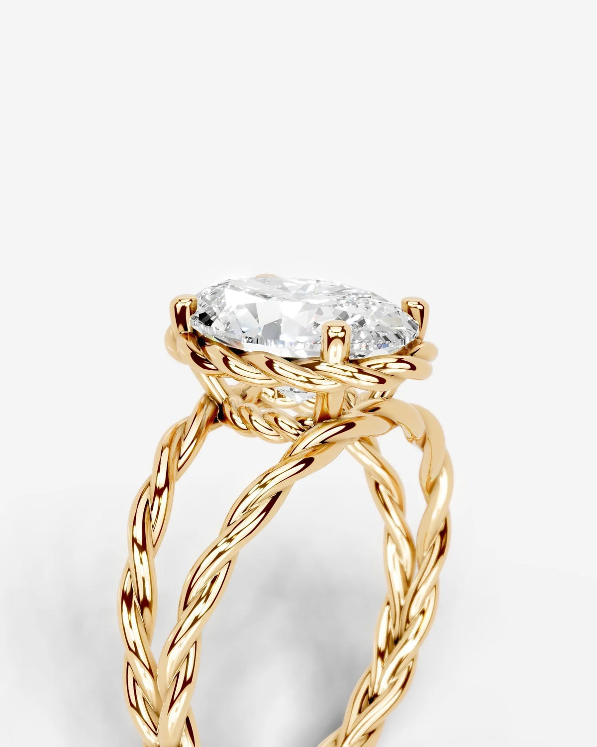 Marquise Solitaire With Tulip Prongs Lab Grown Diamond Engagement Ring