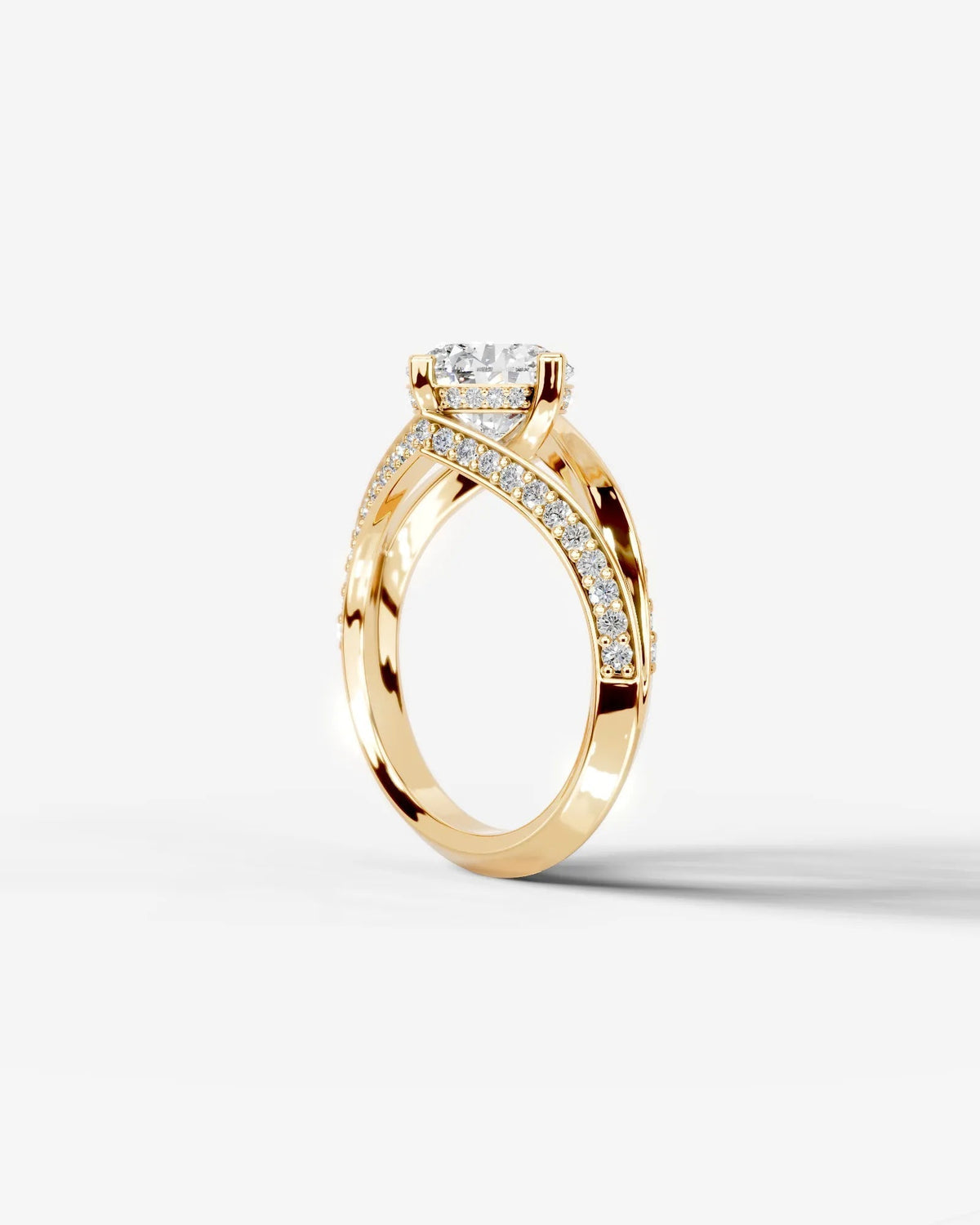 Marquise Solitaire With Tulip Prongs Lab Grown Diamond Engagement Ring