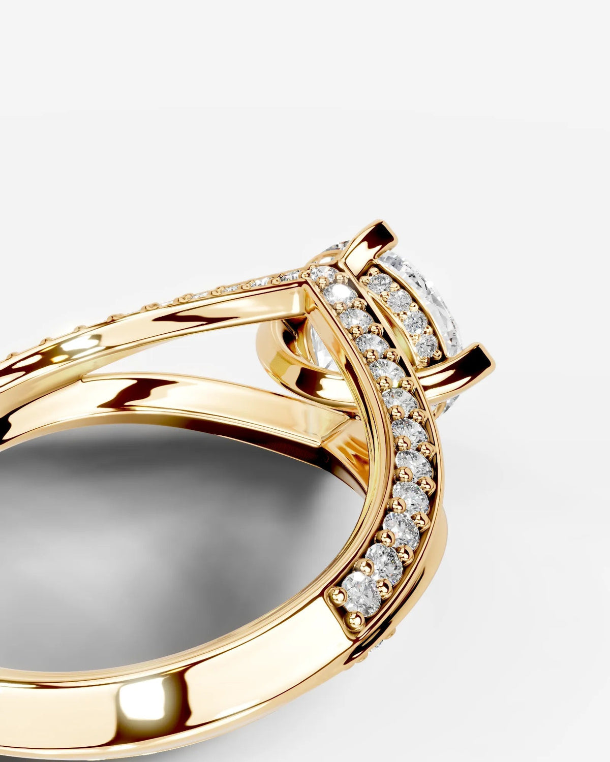 Marquise Solitaire With Tulip Prongs Lab Grown Diamond Engagement Ring