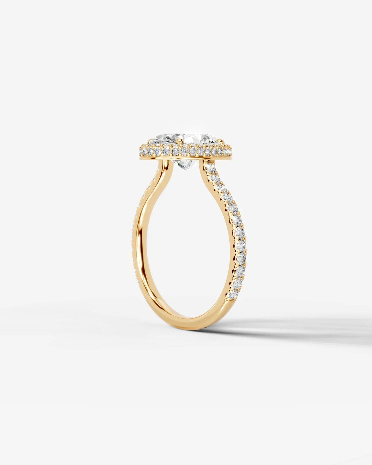 Marquise Solitaire With Tulip Prongs Lab Grown Diamond Engagement Ring