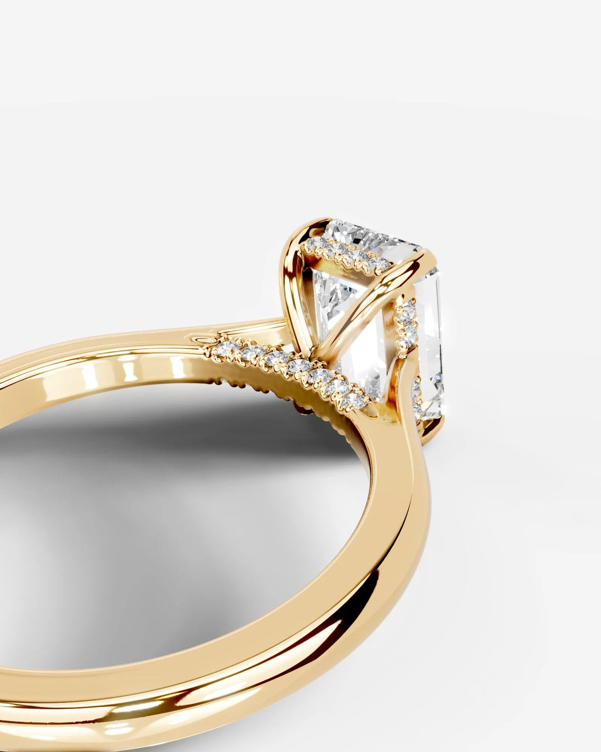 Marquise Solitaire With Tulip Prongs Lab Grown Diamond Engagement Ring