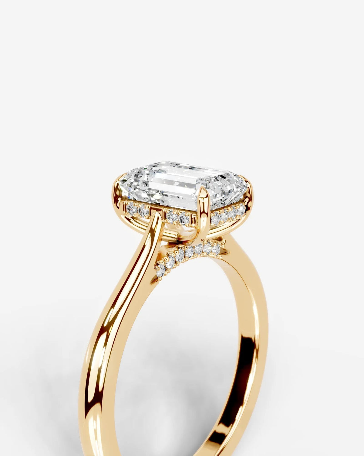 Marquise Solitaire With Tulip Prongs Lab Grown Diamond Engagement Ring