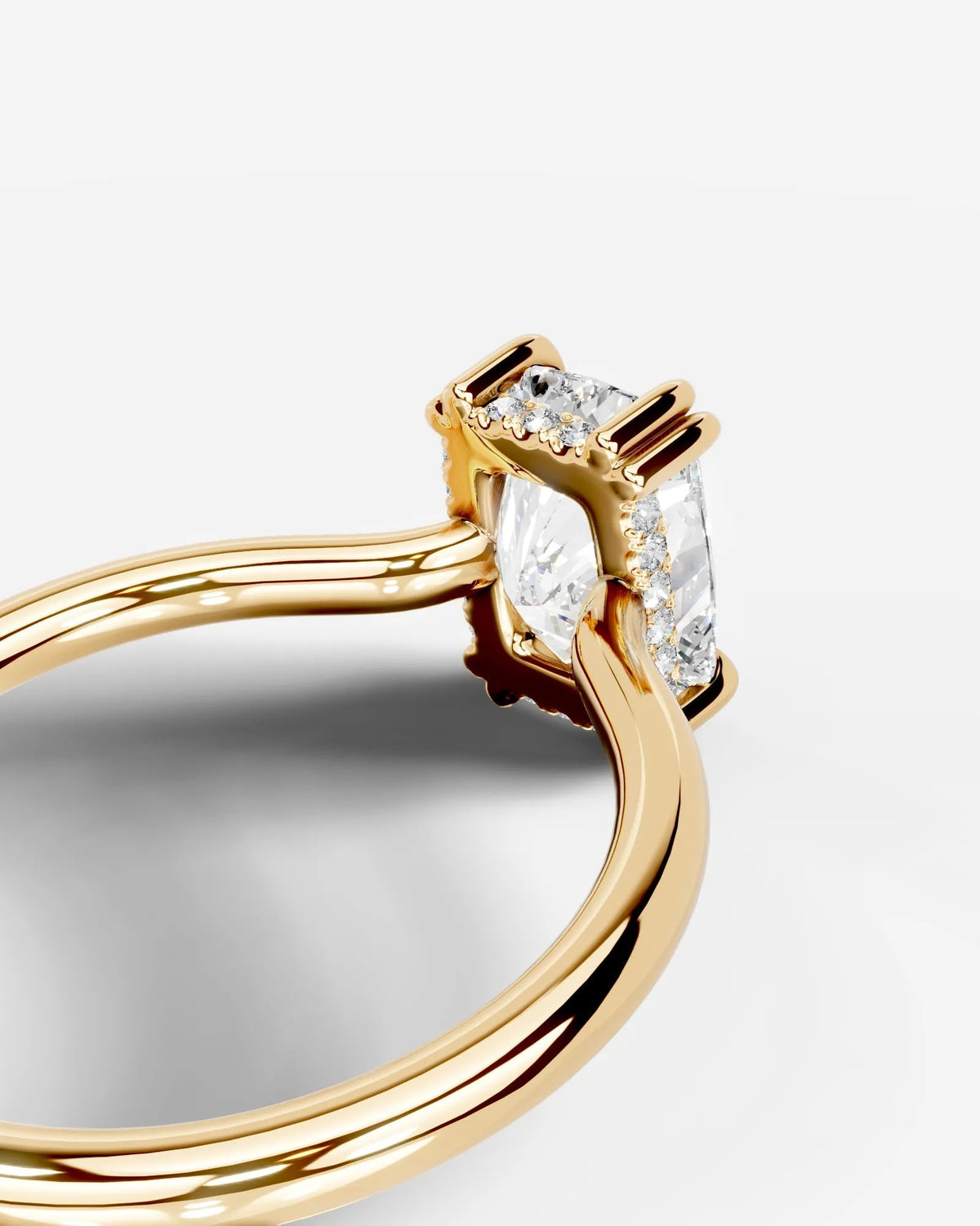 Marquise Solitaire With Tulip Prongs Lab Grown Diamond Engagement Ring