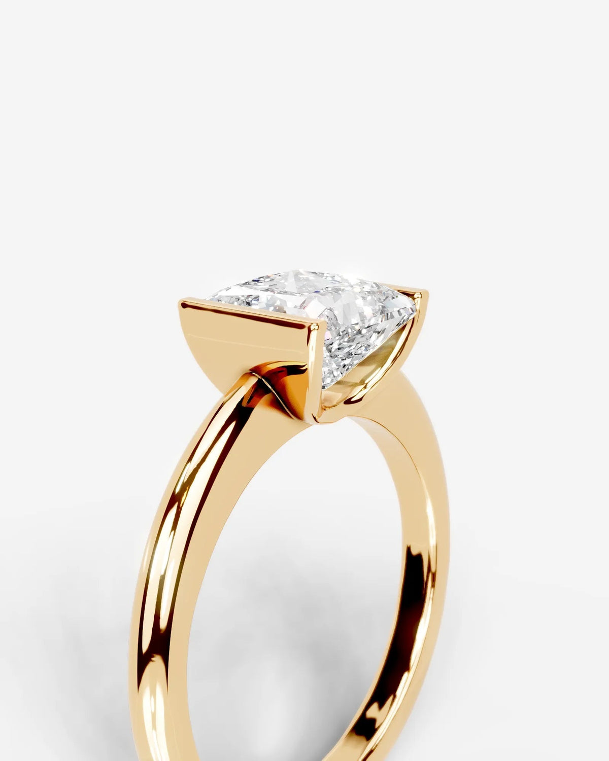 Marquise Solitaire With Tulip Prongs Lab Grown Diamond Engagement Ring