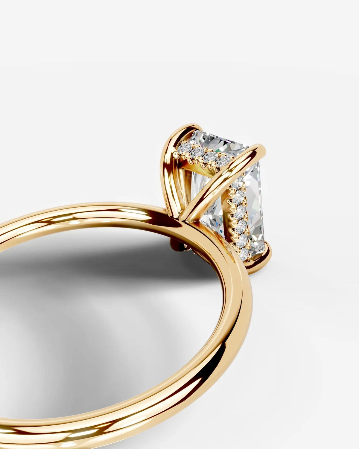 Marquise Solitaire With Tulip Prongs Lab Grown Diamond Engagement Ring