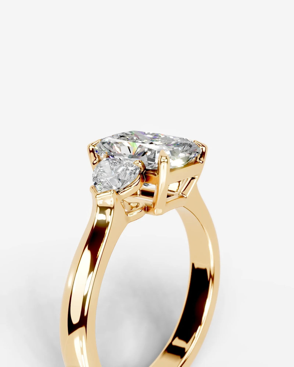 Marquise Solitaire With Tulip Prongs Lab Grown Diamond Engagement Ring