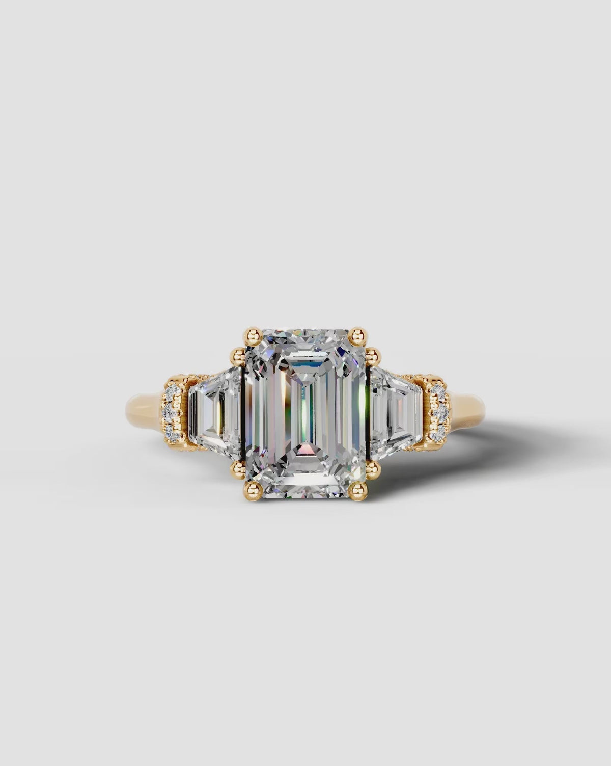 Marquise Solitaire With Tulip Prongs Lab Grown Diamond Engagement Ring