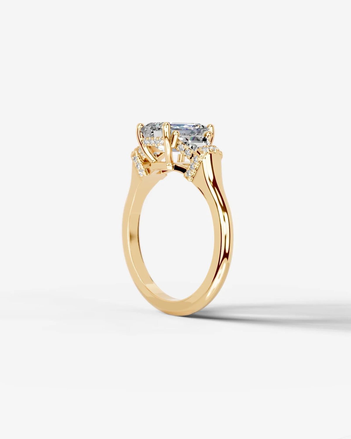 Marquise Solitaire With Tulip Prongs Lab Grown Diamond Engagement Ring