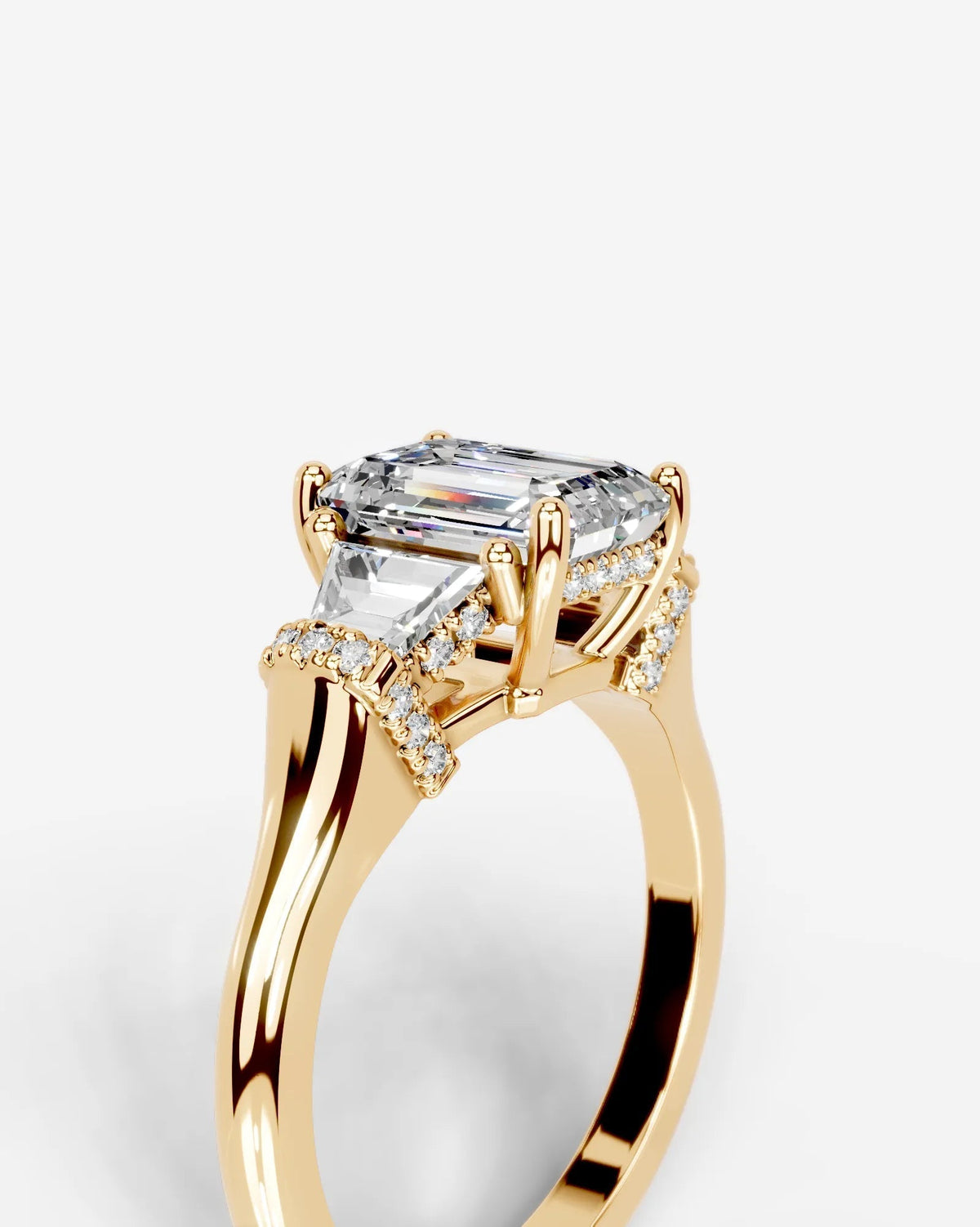 Marquise Solitaire With Tulip Prongs Lab Grown Diamond Engagement Ring