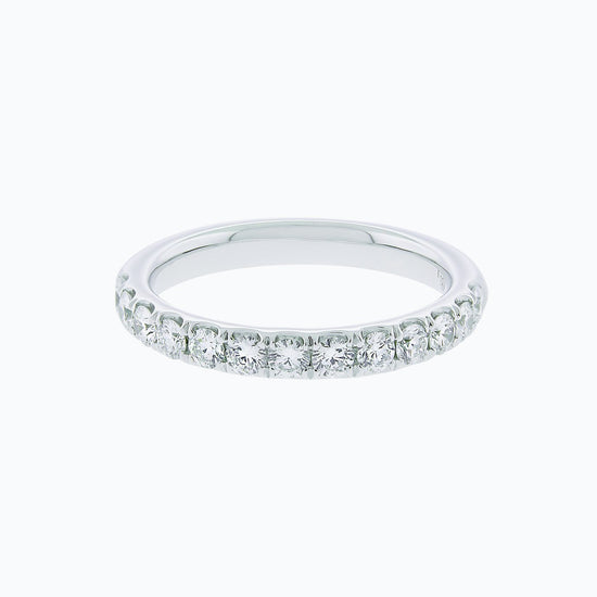 0.73 CT Round Half Eternity CVD EF/VS1 Diamond Wedding Band 1