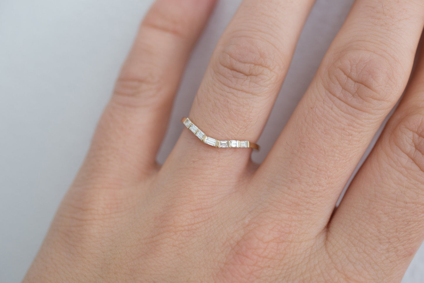 0.37 CT Round Full Eternity Lab Grown Diamond Wedding Band