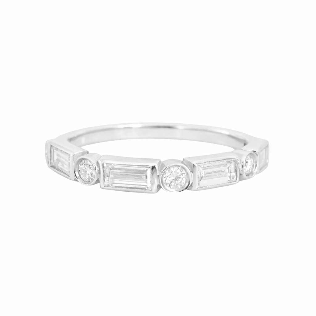 0.37 CT Round Full Eternity Lab Grown Diamond Wedding Band