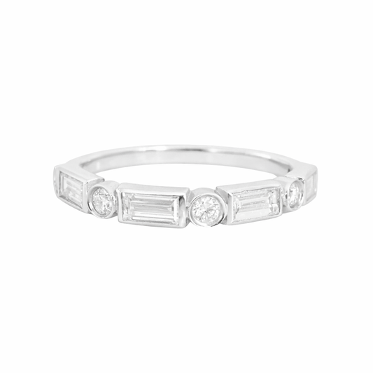 0.37 CT Round Full Eternity Lab Grown Diamond Wedding Band